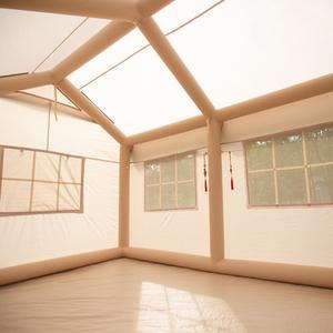 리빙쉘 대형 에어텐트 에어 인용 에어빔 감성 코튼 면텐트 장박