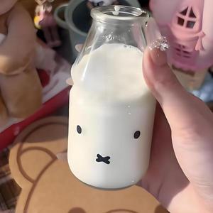Kawaii Miffy Rabbit Emoji 창의력 스티커 귀엽고 흔적없는 만화 컵 핀칭 재미있는 자유롭게 붙여 넣을 수