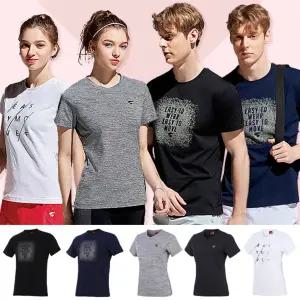 남성 여성 반팔 티셔츠 배드민턴복 EZRT-01933U