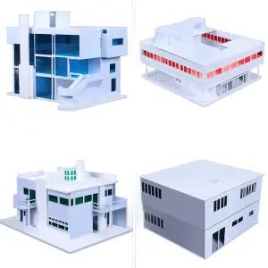 모형주택 건축 조립 재료 건물 만들기 키트 모형 빌딩 빌라 미니어처 소품 풀 사보이 모델