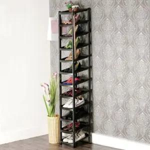 조립식 다용도 신발장 12단(소형) 신발 정리 정돈 공간 조립 간편 이동