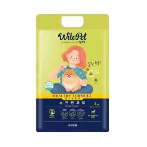 윌로펫 헬시포뮬러 스킨앤코트 3kg 피부모발관리 말랑육즙 강아지 소프트사료