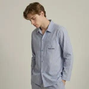 [레노마 언더웨어]레노마 남성 버티컬 워싱 9부 파자마 잠옷 상하의 세트 BL