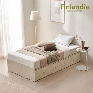 메이디 원목 수납 무헤드 슈퍼싱글침대SS