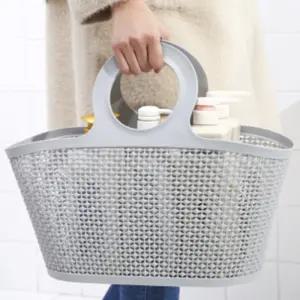 플라스틱 욕실바구니 샤워정리 수납목욕바구니