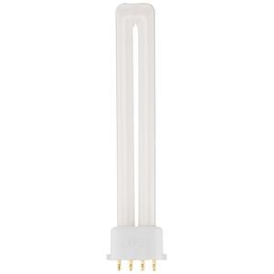 LEDVANCE 실바니아 20318 컴팩트 형광 4핀 단일 튜브 4100K, 13와트