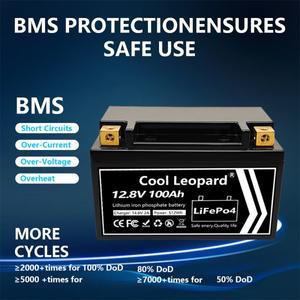 12.8V 오토바이 LiFePO4 배터리(BMS 포함) 리튬 인산철 스쿠터 19BL-BS