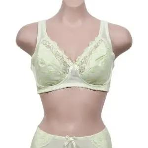(피오나)(BR207D)우아한 자수 D컵 브라 내츄럴 C 나시 언더 캡
