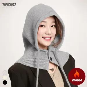 텐제로 겨울 여성 코지 후드넥워머 머리부터 목까지 풀커버 3컬러 방한방풍 Bon-2631