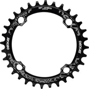 덱카스 원형 타원형 체인링 104BCD 32T 34T 36T 38T 좁은 와이드 6개 7 8 9 10 11 12 스피드 체인