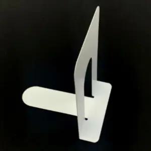 철제스탠드 T자형 책꽂이 북엔드 화이트 2P 책상책꽂이 책상위책꽂이