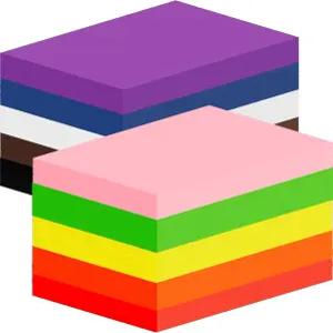 푸트레오 2000 시트 건설 용지 벌크 11.4인치 x 7.9인치 경량 아트 용품 드로잉 데코 DIY 공예 사무실 인쇄