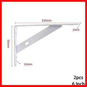 안정적인 튼튼한 침실 거실 선반 브래킷 삼각대 벽 L 모양 금속 직각 두꺼운 삼각형 2pcs