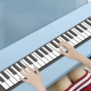 전자 핸드 롤링 피아노 무선 키보드 폴더블 연습용 휴대용 건반