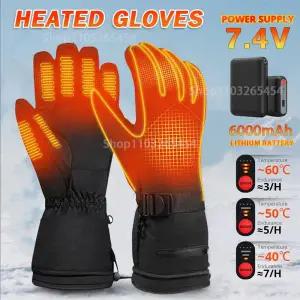 발열장갑 히팅 겨울 전기 가열 충전식 스키 야외 보온 방수