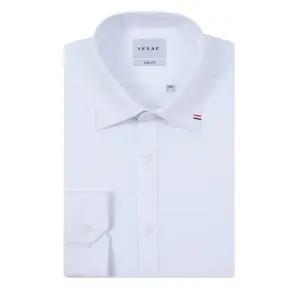 [롯데백화점]예작 슬림핏 남자 긴팔 카라 자수포인트 스판 화이트 셔츠YJFSBS156WH