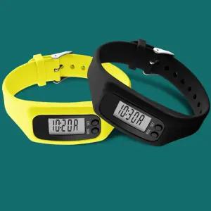 스포츠 손목 시계 만보기 기능 달리기 걷기 운동용 디지털 시계 건강 관리