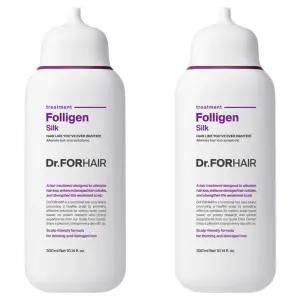 닥터포헤어 폴리젠 모발복구 집중케어 실크 단백질 손상모 트리트먼트 300ml 2개