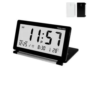 LED 접이식 탁상시계 알람 인테리어 스탠드 시계 전자시계 LED탁상시계 알람