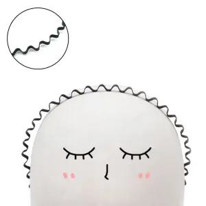 꼬불이 철제 머리띠 철헤어밴드 머리띠 물결머리띠 헤어악세사리