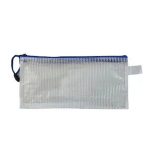 지퍼 납작 지폐보관 방수파우치 PVC파우치 B6 투명