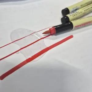 번짐없는 경면주사 부적용 붉은 붓펜 3개 1세트 부적 주사 불교 잉크펜 표시