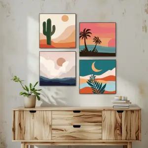 DIY 명화 그리기 세트 유화 피포페인팅 캔버스 숫자 색칠하기 취미 생활 그림 키트