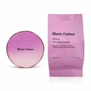 시즌3판타지 최신상 블랑로더 글로우 스킨 쿠션 리뉴얼 광채 커버쿠션(본품+리필) 21호,23호 중 택1