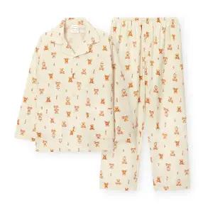 [오르시떼](대구신세계)남성 G219 핫도그베어 긴소매 파자마 세트