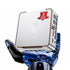 캠루이 하이퍼 H2 미니 게이밍 PC, 인텔 코어 i7-13620H 컴퓨터(비트 1280P, 10C/16T, 최대 4.9GHz), 32GB RAM 1TB PCle4.0 SSD 데스크톱 컴퓨터, 트리플 4K 디스플레이, USB4, WiFi6, BT5.2, 비즈니스