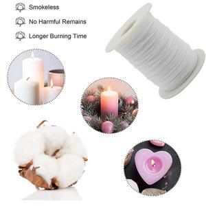 흰색 양초 심지 면 직조 거치대, DIY 및 만들기, 61M