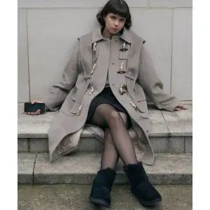 [드로우핏 우먼](광주신세계)소프트 캐시미어 후드 스카프 더플 코트DFWMCT5402CR