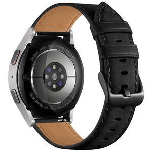 삼성 갤럭시 워치 7 밴드 6 5 4 FE 40mm 44mm/갤럭시 클래식/5 프로/액티브 2, 20mm 빈티지 정품 가죽 교체 스트랩 남성용 하베다 호환