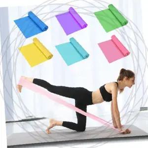 요가밴드 라텍스 스트레칭밴드 근력운동 탄성밴드 홈트레이닝 테스 운동 컬러풀 휴대용