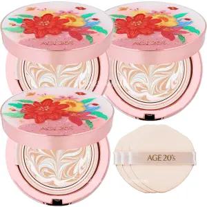 AGE20s 에이지투웨니스 에센스 커버팩트 플로라 23호 본품 x3개