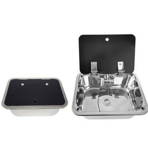 샤크팡 접이식 사각 스텐 설거지 세면대 간이 싱크볼 캠핑카