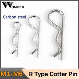 강철 R  스프링 코터 핀 파형  클립 M1 M1.2 M2 M3 M3.5 M4 M5 M6 클램프