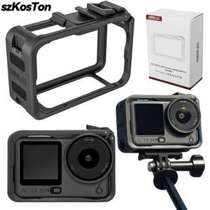 DJI 오즈모 액션 6 프레임 케이스 풀 프로텍티브 퀵 릴리즈 콜드 슈 확장 카메라 액세서리