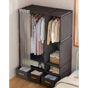 슬라이딩 서랍행거 슬림 키큰옷장 이불장 수납이 위한 유리문이 Wananlanen 직접