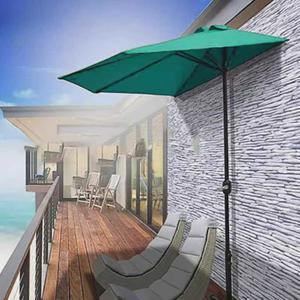 반우산 어닝 차양막 대형 발코니 300cm 카페 우산 그늘막 비가리개 하프 파라솔 정원