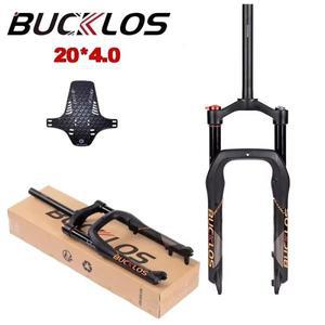 BUCKLOS 팻 바이크 에어 포크 싱글 숄더, 20*4.0, 20 인치 MTB 4.0 타이어, 135mm 여행용 스노우 프론트 자