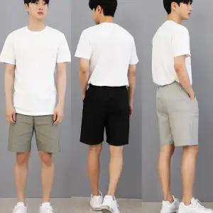 플렉스 반바지 남자 빅사이즈 여름 면 린넨 바지 팬츠