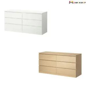 이케아 MALM 넓은 6칸 서랍장 (160x78cm)/수납장