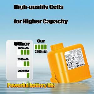 LGA9용 새 제품 노란색 케이스 대용량 진공 청소기 배터리 오래 지속되는 CordZero 시리즈