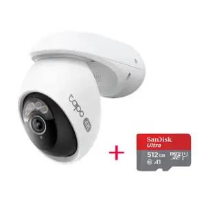 티피링크 Tapo C560WS 800만화소 실외용CCTV + micro SD 카드 512GB