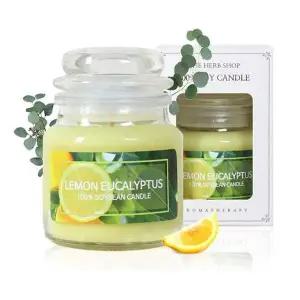 실내방향제 IVM431G6 향초 소이캔들 유리병 90g 레몬유칼립투스