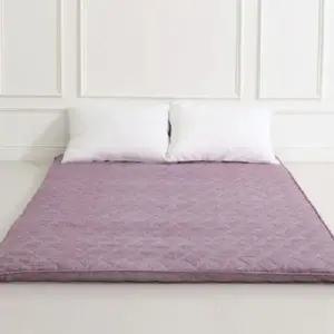 민무늬 J리빙 3단매트리스 핑크 접이식 싱글