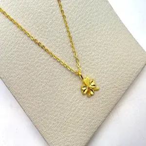 24K 순금 1돈 센트럴 목걸이(18K 연결고리 장식)