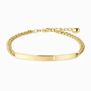 [모아르]18K 커브 스틱 체인 팔찌