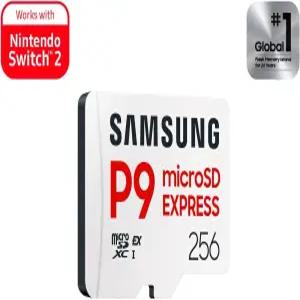 삼성 P9 Express microSD 카드 256GB microSDXC 메모리 최대 800MB /s 닌텐도 스위치 TM 2용 (MB MK512T